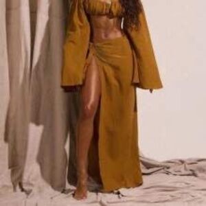 Tie Maxi Skirt Only Spring Summer Vacation Sexy Beach